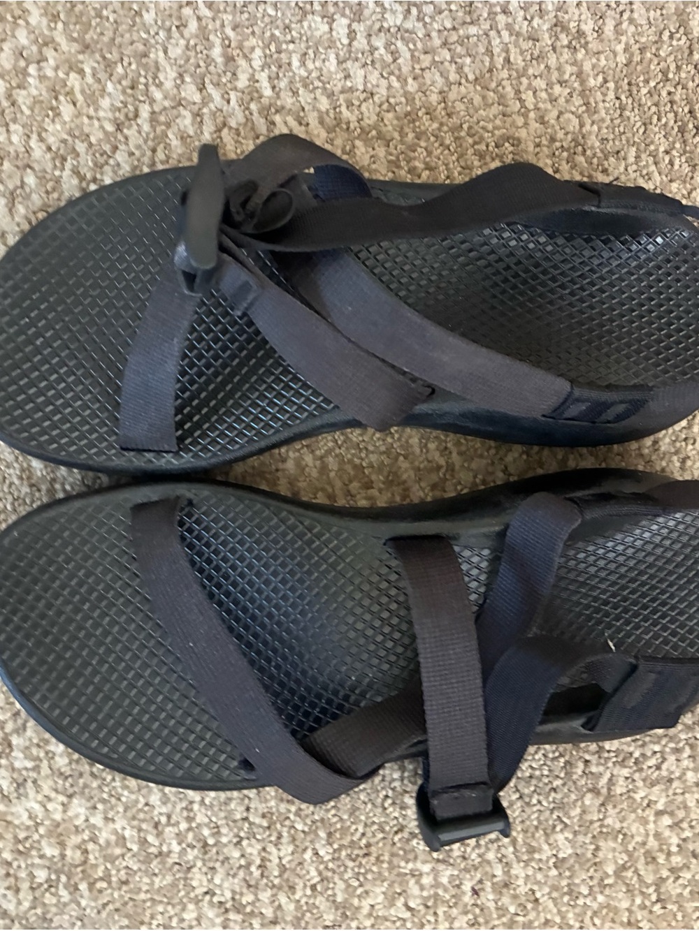 Chaco Black Adjustable Sport Sandals